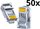 Konektor rrjeti Blow 93-386, RJ45 8P8C, Cat.6/6e, transparent, 50 copë