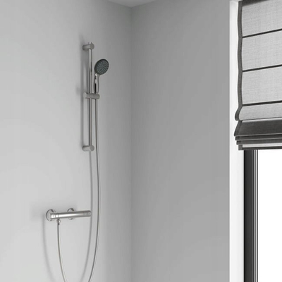 Set dushi Grohe Precision Start 34597000, bateri termostatike, montim n’mur, krom