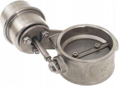 Valvul shkarkimi pneumatike Vacuum Closed, 63mm, inoks SS304, argjendtë