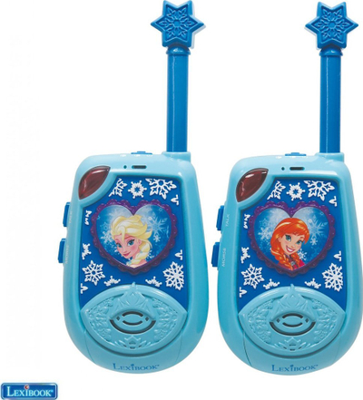 Walkie talkie për fëmijë Lexibook Frozen Digital, rreze deri 2 km, funksion drita Morse, shumëngjyrëshe
