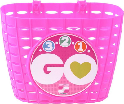 Set aksesorësh për biçikletë Skids Control 3 2 1 Go Pink, 3 pjesë, rozë