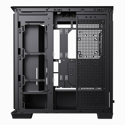 Kuti kompjuteri APNX C1 ARGB, midi tower, panel xhami i errësuar, e zezë