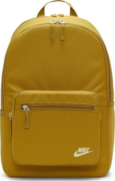 Çantë shpine Nike Heritage Eugenie DB3300-716, xhep përpara me zinxhir, rripa që rregullohen, jeshile