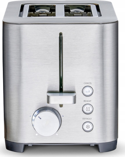 Toaster Caso CAS 1917 T2, 2 vrima, çelik inox, ngjyrë argjendi