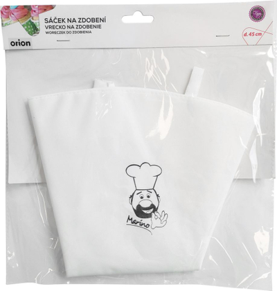 Qese pastiçerie pambuku, me veshje gome, e bardhë