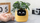 Vazo inteligjente PLANTSIO Smart Pet Planter Robot, udhëzues për përkujdesjen e bimëve, ndërvepron me emoji, e verdhë