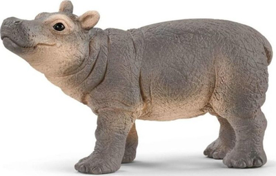 Figurinë Schleich Wild Life Baby Hippo, 6cm, plastikë, gri