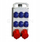 Panel shpërndarës portativ TAREL 340, 2x32A 400V, 6x230V, IP54