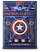 Karta loje Theory11 Captain America, dizajn patriotik, anglisht