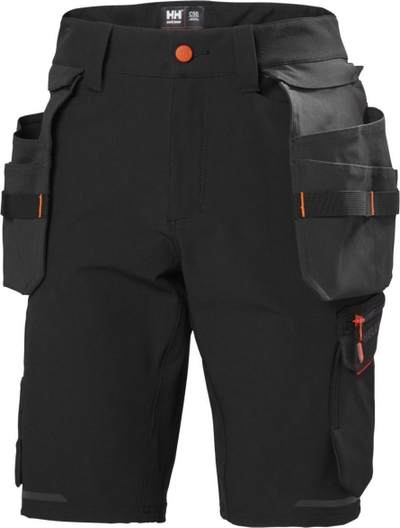 Shorce pune Helly Hansen Chelsea Evolution Cons, xhepa pune, përzierje poliamid elastan, i zi C48