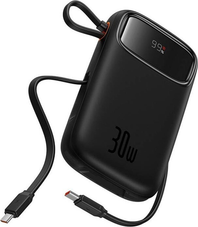 Powerbank Baseus QPow 2, 10000mAh, 30W, 2x USB C, i zi