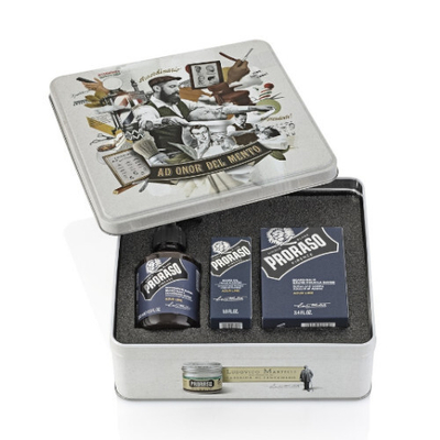 Set Proraso, Azur Lime, sapun 200 ml + vaj 30 ml + balsam 100 ml