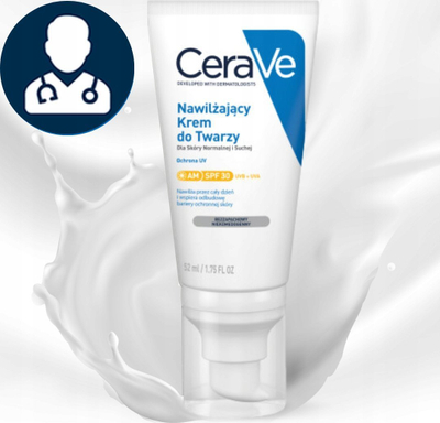 Krem fytyre CeraVe Facial Moisturising Lotion, SPF 30, 52 ml