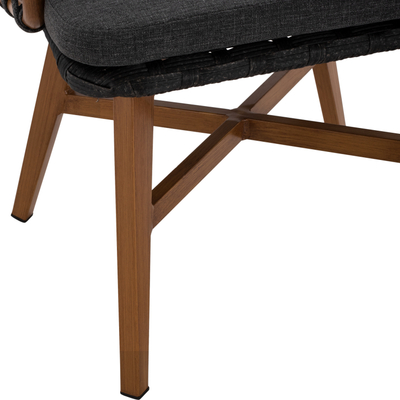 Kolltuk alumini Ricko 57x61x79Hcm (HM5782.11), gri