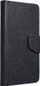 Këllëf Fancy Book për Samsung Galaxy S24 Ultra, tip portofol, me magnet, ngjyrë e zezë