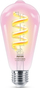 Llambë inteligjente Philips Smart Filament E27 ST64, 6.3W RGBW, transparente