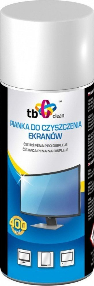 Shkumë pastruese ekrani TB Clean, 400 ml, për LCD, LED, OLED, e bardhë
