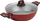 Tigan i thellë NAVA Deep Granite Taurus, 28cm, 3.8L, i kuq