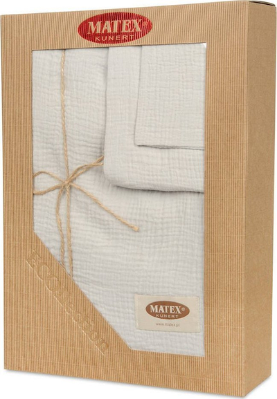Set çarçafësh muslin SleepSoft, 160x200 cm, 2 jastëkë 70x80 cm, gri e thjeshtë