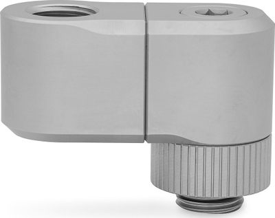 Përshtatës ftohës uji EK Water Blocks EK-Quantum Torque Double Rotary 28mm, offset 28mm, Satin Titanium
