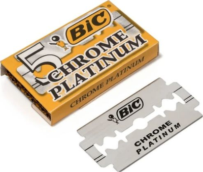 Brisqe rroje për burra Bic Chrome Platinum, 5 copë