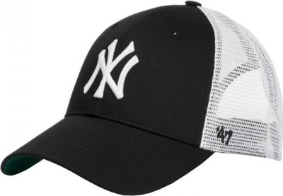 Капа бејзбол 47Brand MLB New York Branson, со штитник, црна