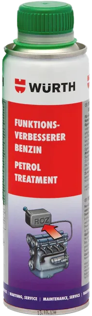 Aditiv pastrues i sistemit injektues dhe trajtim të benzinës Würth, 300ml