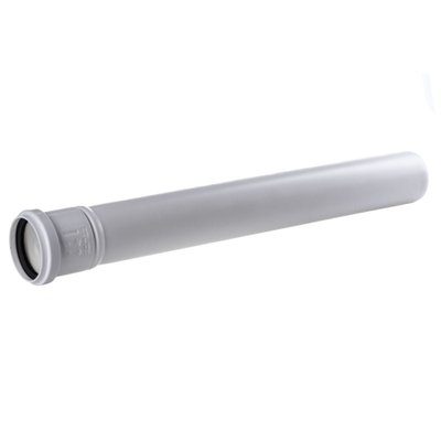 Tub oxhaku PP single wall, diametër 60mm, gjatësi 1m, gri