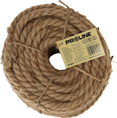 Litar jute Proline, 20mm, 20m, natyral