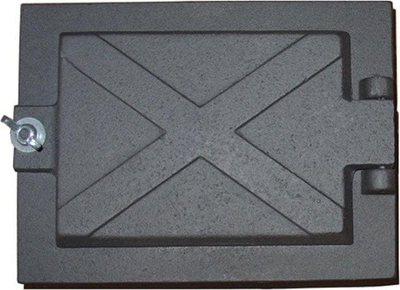 Kapak furre JetWorld Middle Bar, 340x200 mm, hekur gize, i zi