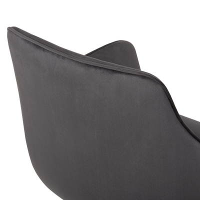 Kolltuk Latrell 55x57x84Hcm (HM8582.01), gri/ zezë