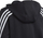 Bluzë me kapuç për fëmijë Adidas FI 3 Stripes FZ Jr H44343, mbyllje me zinxhir, poliester, e zezë