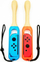 Mbajtëse shkopinj Taiko MARIGames për Joy-Con Nintendo Switch, set 2 copë, plastike ABS, blu dhe e kuqe