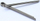 Kunj sigurie galvanizuar 82001, 8.0×90 mm, metalik