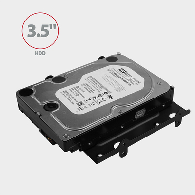 Kornizë metalike AXAGON RHD-435, për HDD / SSD 4x 2,5 "ose 2x 2,5" dhe HDD 1x 3,5 "deri në 5,25"