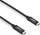 Kabllo USB Lindy USB C në USB C, 3 m, USB 3.2 Gen 2, e zezë