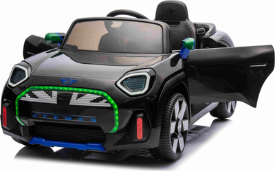 Електричен автомобил за деца Ramiz Mini Concept Aceman, 12V, далечински управувач, црн
