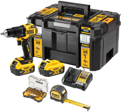 Stërvitëse‑kaçavidë me çekiç DeWALT DCZ, 18V Li‑Ion, 5Ah, pa kabllo