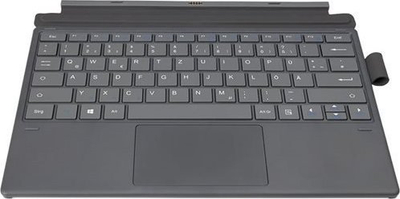 Tastierë-mbrojtëse Terra Type Cover Pad 1262, gjerman QWERTZ, me touchpad, gri
