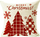 Jastëkmbulesë dekorative BQ68 Christmas, velvet, 44x44cm, shumëngjyrëshe