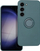Maskë telefoni Forcell Ring për Xiaomi Redmi 13C, silikoni, me unazë stand, jeshile