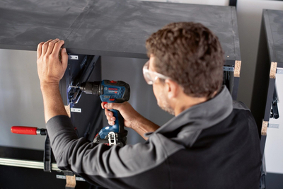 Trapano vidhosës Bosch GSR 18V-55 Professional, 18V, 2 bateri, pa kabllo