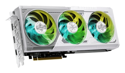 Kartë grafike ASRock Radeon RX 9060 XT Steel Legend OC, 8GB GDDR6, PCI Express, e bardhë