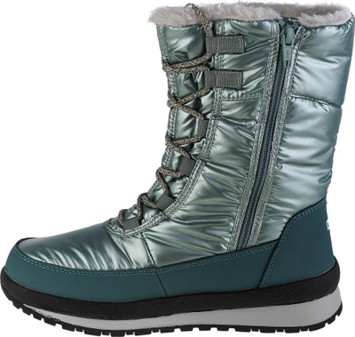 Çizme bore për goca CMP Harma Snow Boot W 39Q4976-E111, me shtresë për ngrohje, që s’i hyn uji, jeshile