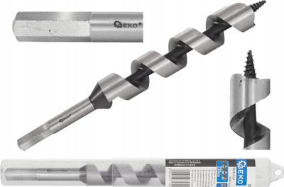 Spiral druri Wood Drill Auger, 24mm, 230mm