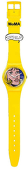 Orë dore SWATCH Reverie by Roy Lichtenstein SO28Z117, e verdhë
