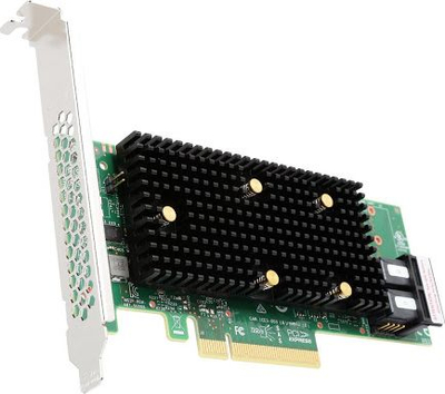 RAID контролер Бродком МегаРАИД 9440-8i, ПЦИе 3.1, 2x Мини-САС, црн
