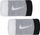 Byzylyk sportiv Nike Wide Swoosh, set 2 copë, i hirtë me të zi