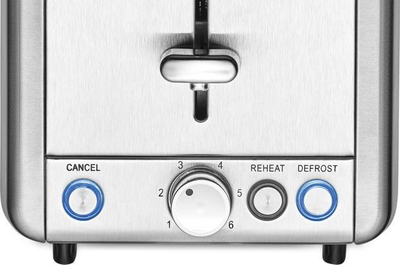 Toster Solis 920.12 Type 8002, 925W, 2 feta, inox argjendi