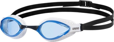 Syze noti Arena Air-Speed, lente anti mjegullë me mbrojtje UV, 3 ura hunde të ndërrueshme, blu e bardhë